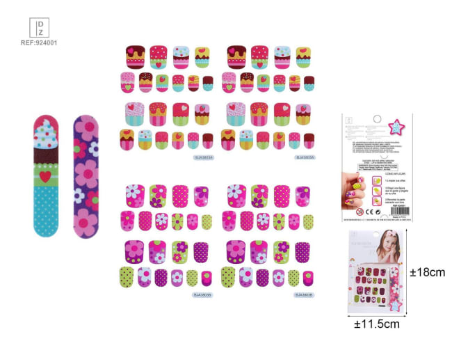 J&E Kids Neglepynt Div.Typer