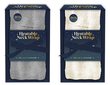 G&G Faux Fur Heatable Neck Wrap Div.Farger