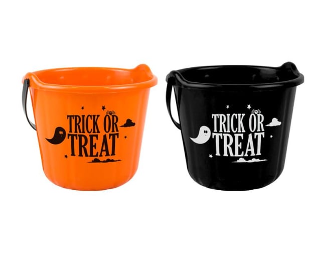 Halloween Trick Or Treat Bucket Ø22cm Div.Farger