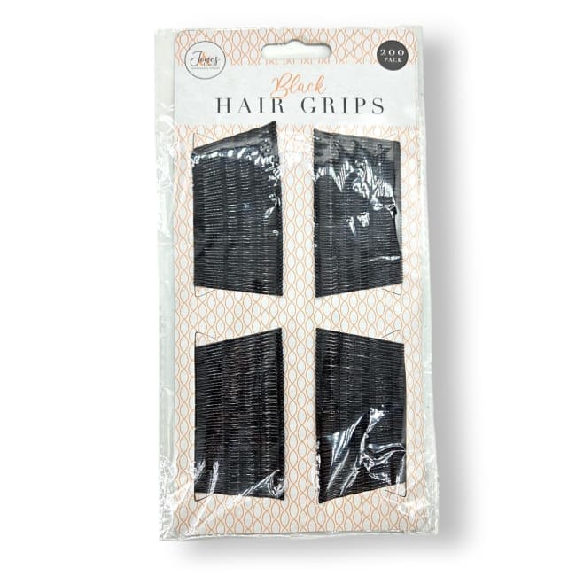 Forever Beautiful Hair Grips Black 4,5cm 200pk