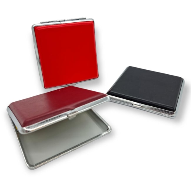 Pride Faux Leather Cigarett Case Div.Farger