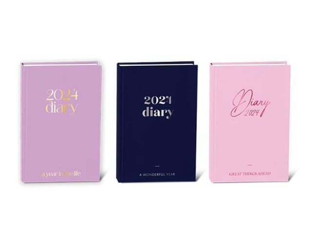 The Box Everyday A5 2024 Week To View Diary Div.Farger