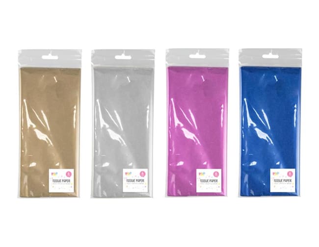 Pop Tissue Paper 6pk Div.Farger
