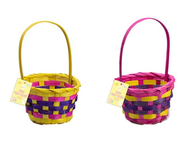 Easter "Egg Hunt" Basket Large Div.Farger