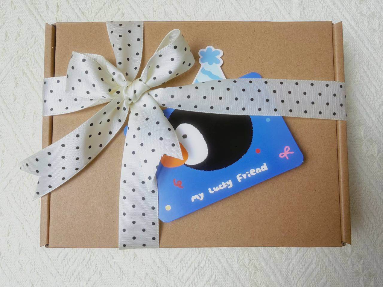 Hộp quà kraft – Set có giấy gói (chưa bao gồm vớ)