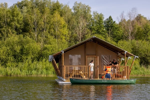 Drijvende glamping als innovatief antwoord op zachte recreatie