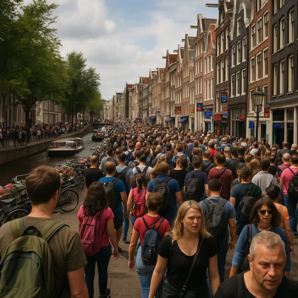 Amsterdammers slepen gemeente voor rechter vanwege massatoerisme