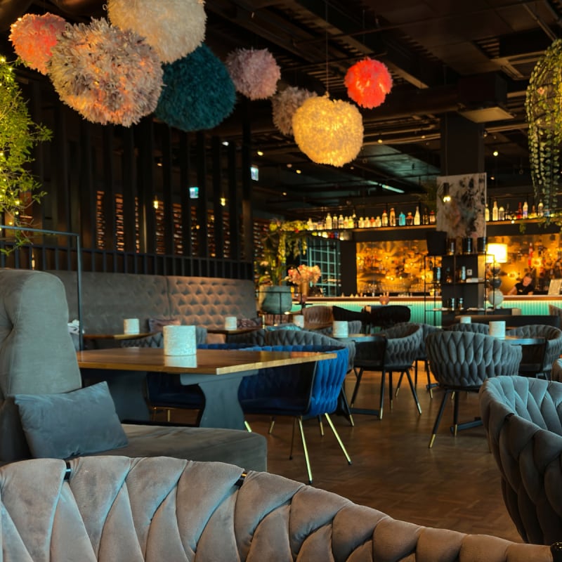 De restaurantrekening heeft een grens