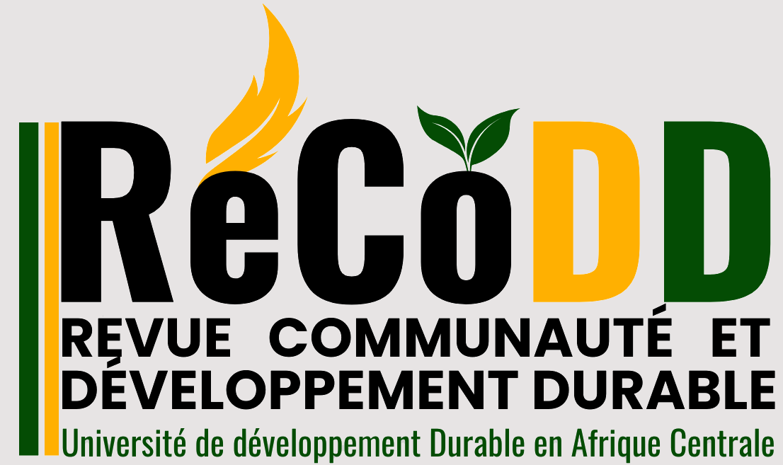 Logo officiel de la Revue Communauté et Développement Durable (ReCoDD)