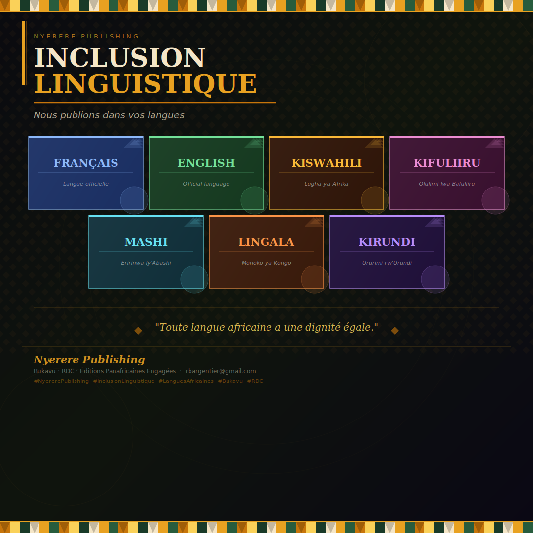 Inclusion linguistique — Nyerere Publishing
