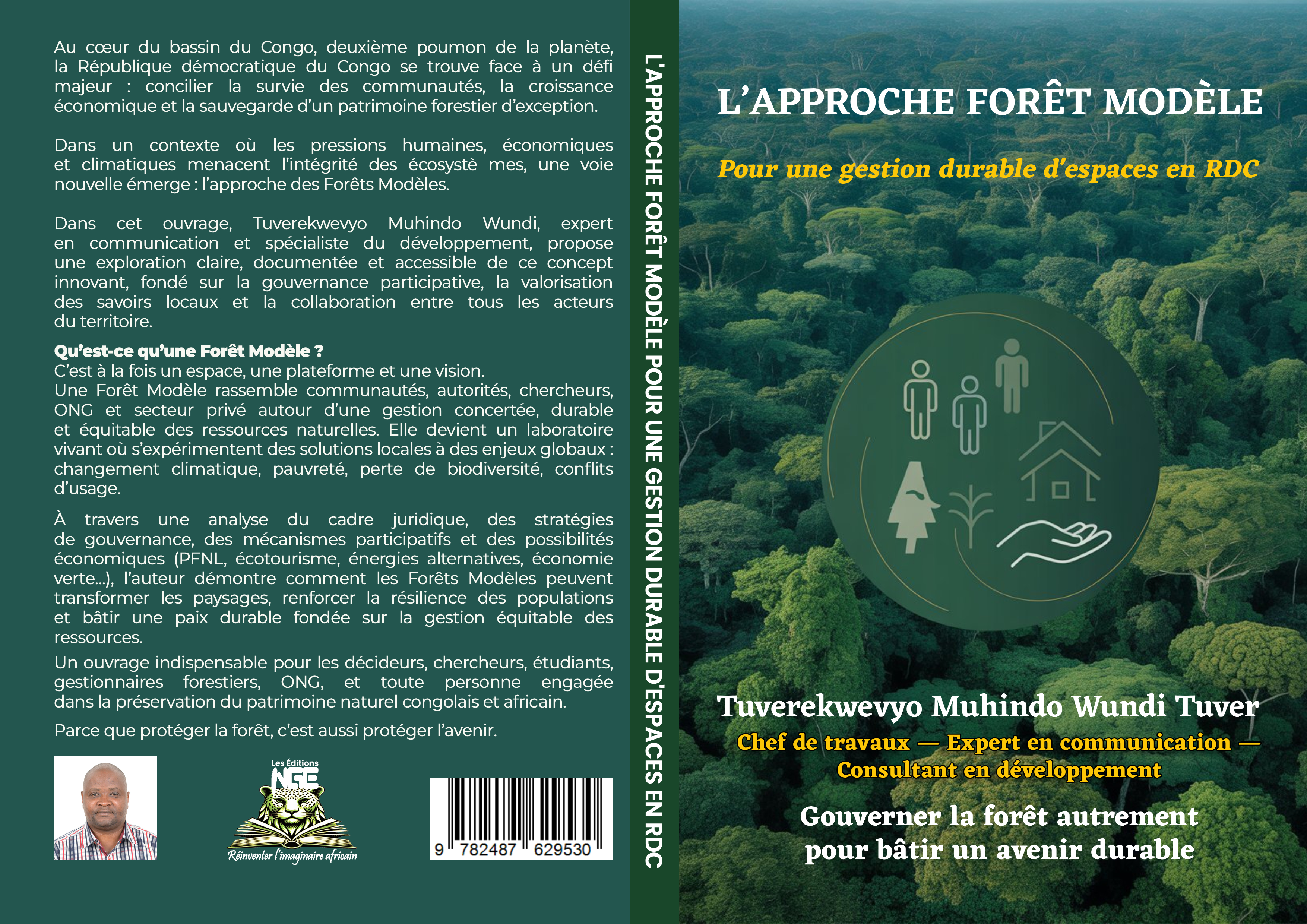 Parution du livre L’approche forêt modèle pour la gestion durable des forêts en RDC de Tuverekwevyo Muhindo