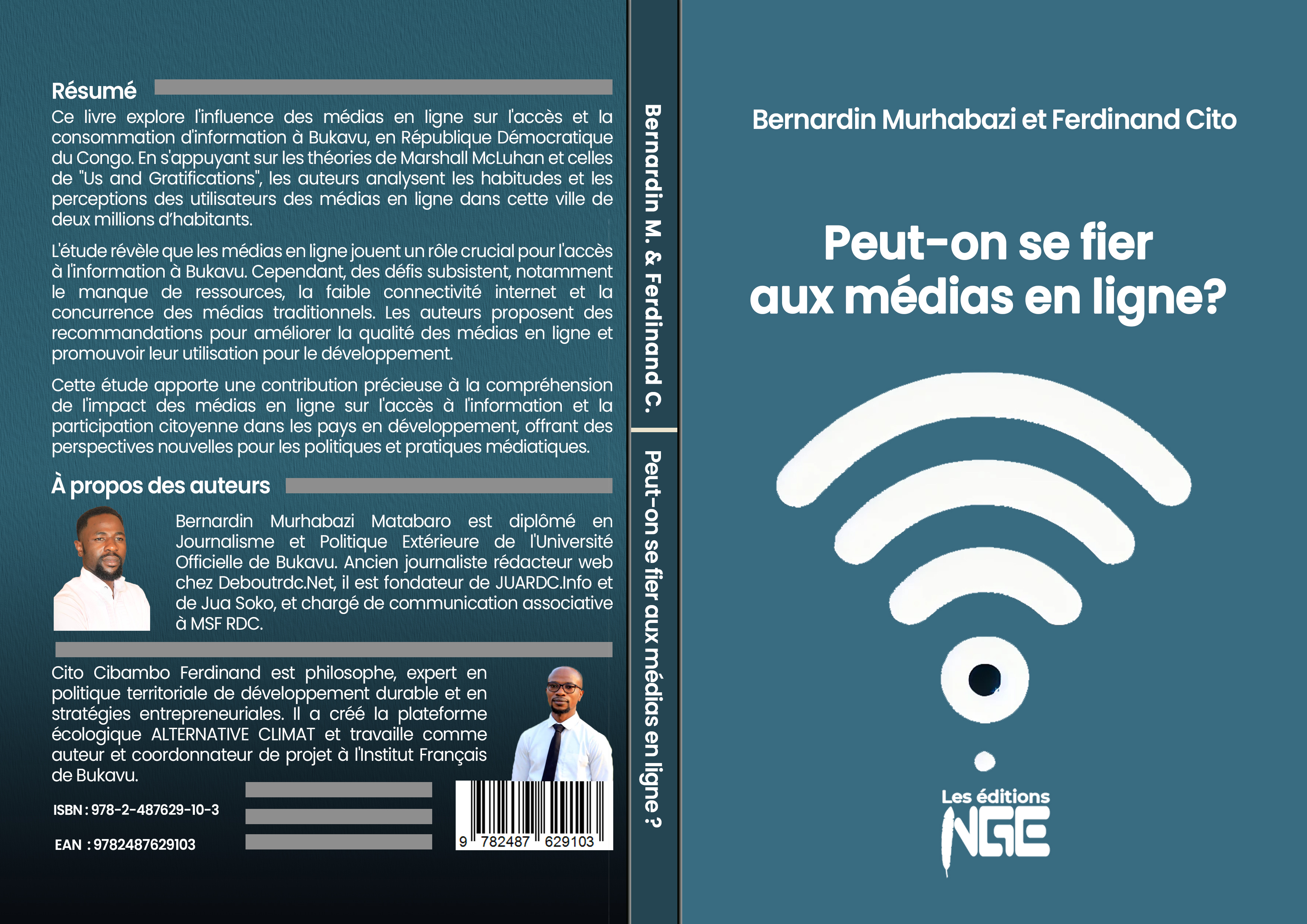 Parution du livre Peut-on se fier aux médias en ligne ? de Bernardin Murhabazi et Cito Cibambo Ferdinand