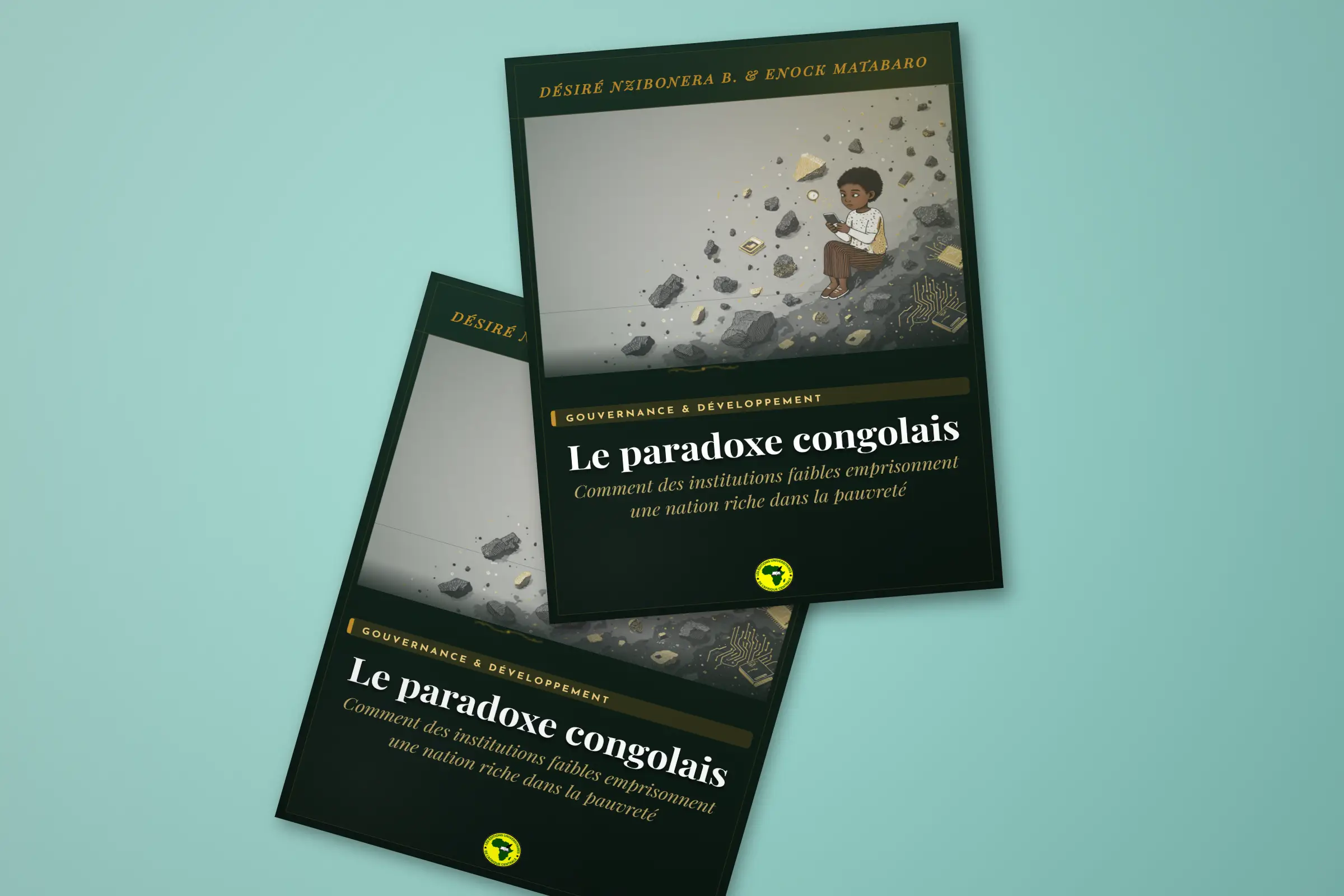 Mockup de la couverture — Le paradoxe congolais