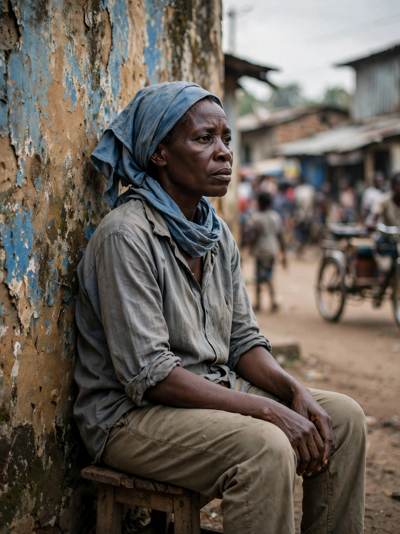 Christian Gombo Tomokwabini dans une photographie évoquée au début de la chronique