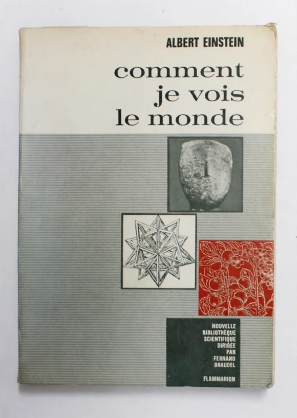 Couverture du livre Comment je vois le monde d’Albert Einstein.
