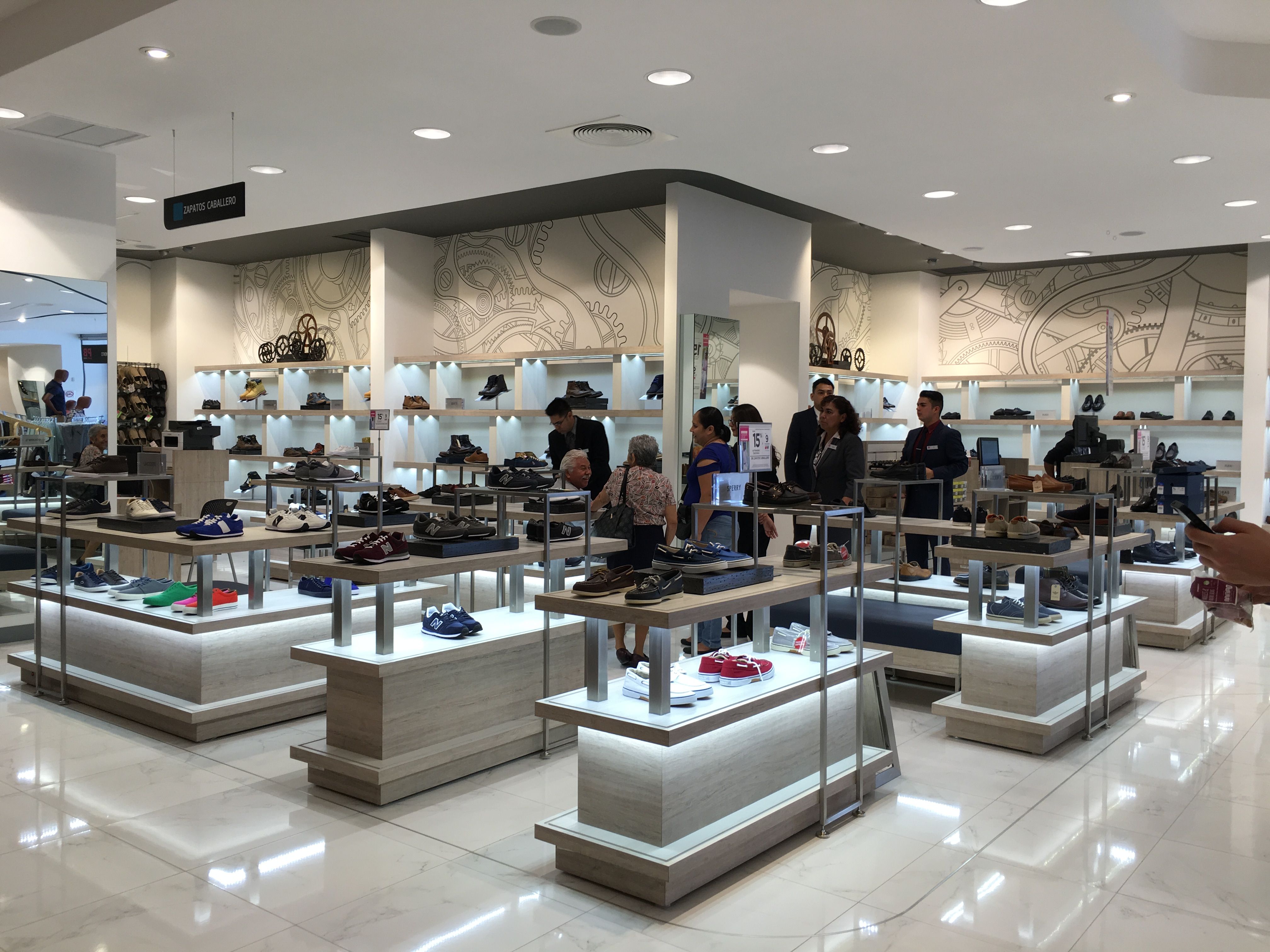 Customers inside Liverpool store