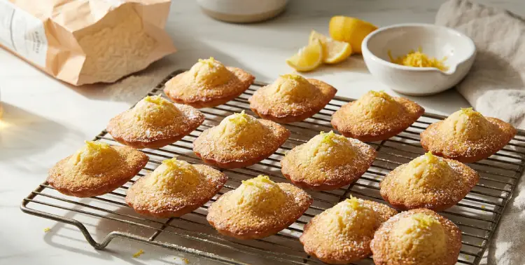 유자 마들렌 만들기 오븐 레시피 완성 모습