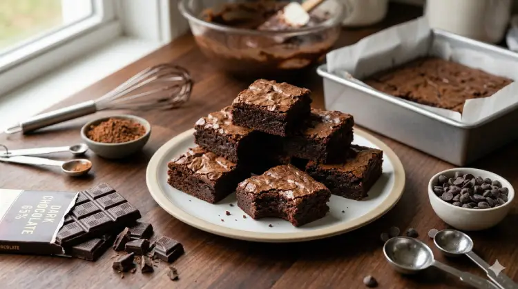 브라우니 레시피와 초콜릿 고르는 법을 정리한 홈베이킹 가이드 이미지