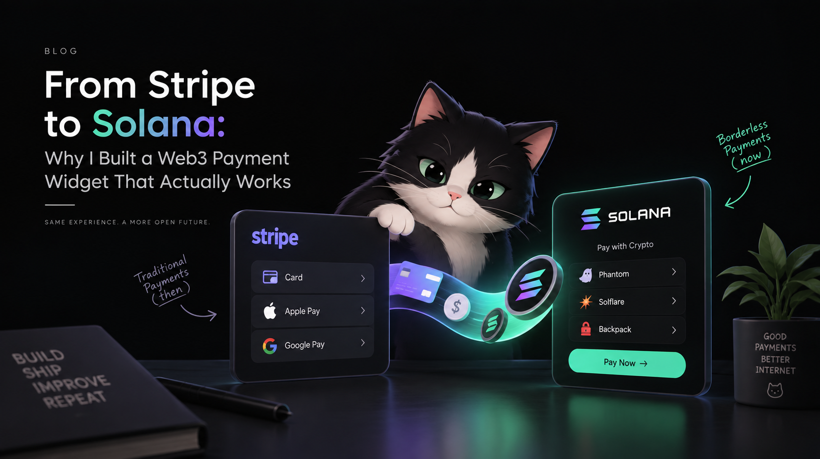 From Stripe to Solana: Why I Built a Web3 Payment Widget That Actually Works