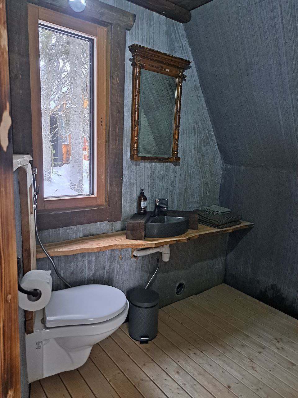 A-Frame Cabin Detail