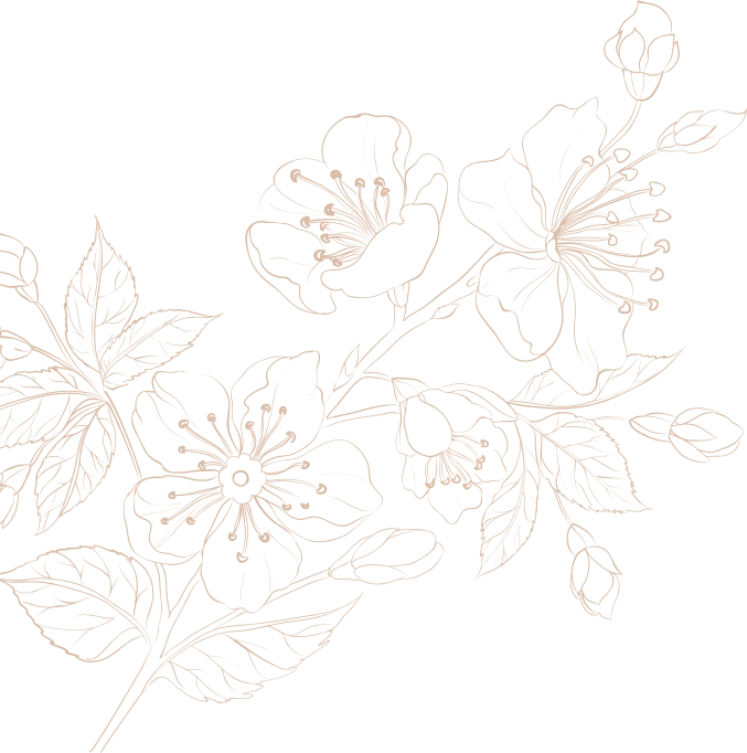 Decorative leaf pattern background