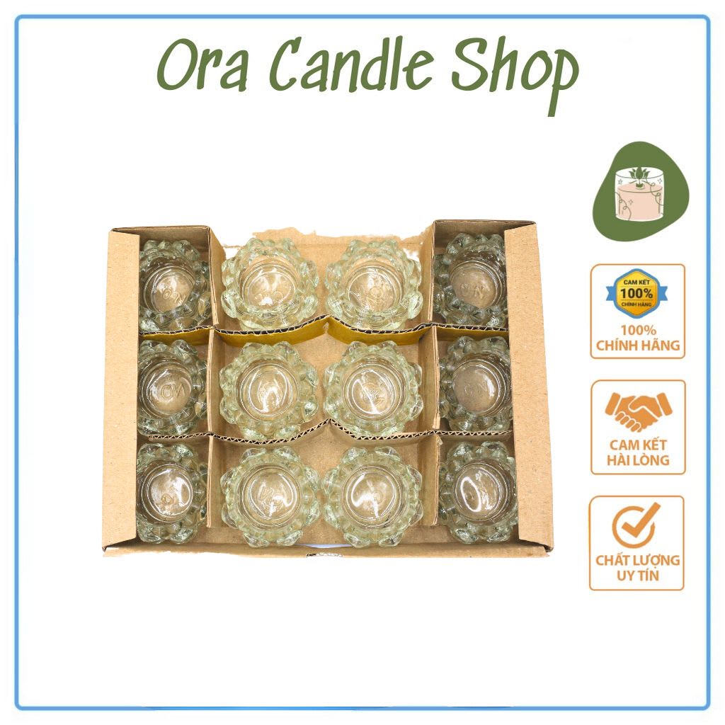 Small Lotus Flower Bases (Box of 12)