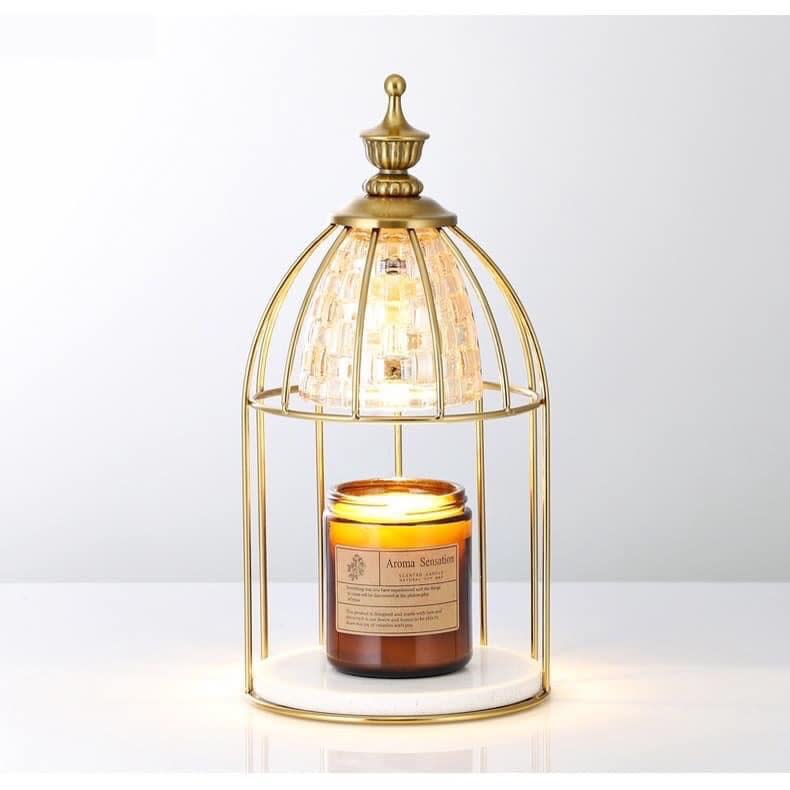 Gold Birdcage Lamp