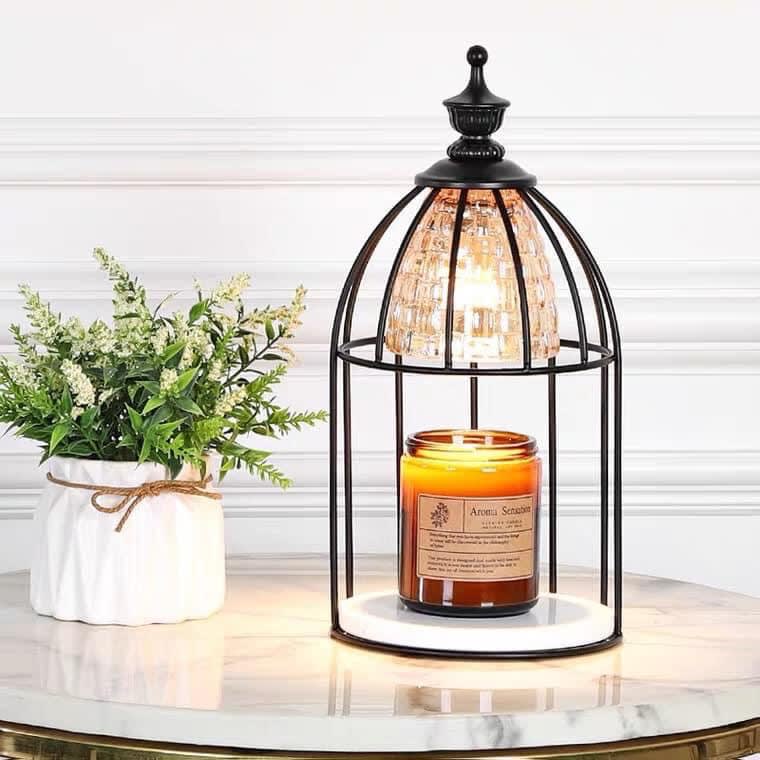 Black Birdcage Lamp