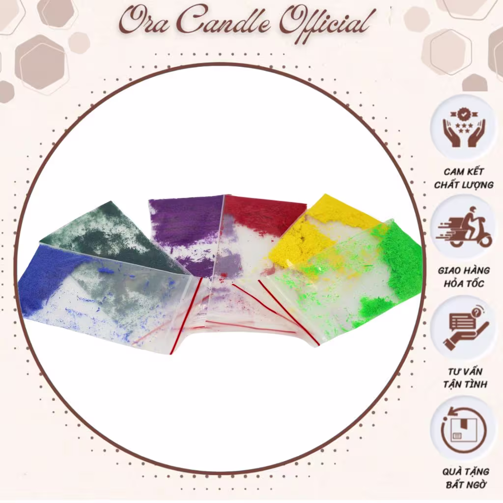 Vegetable-based Candle Colors