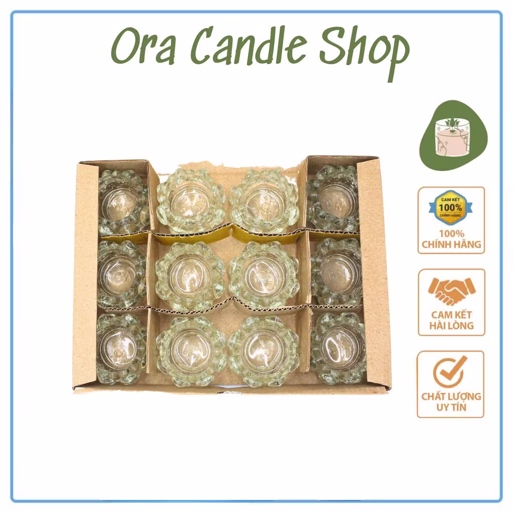 Đế hoa sen nhỏ (hộp-12ly)