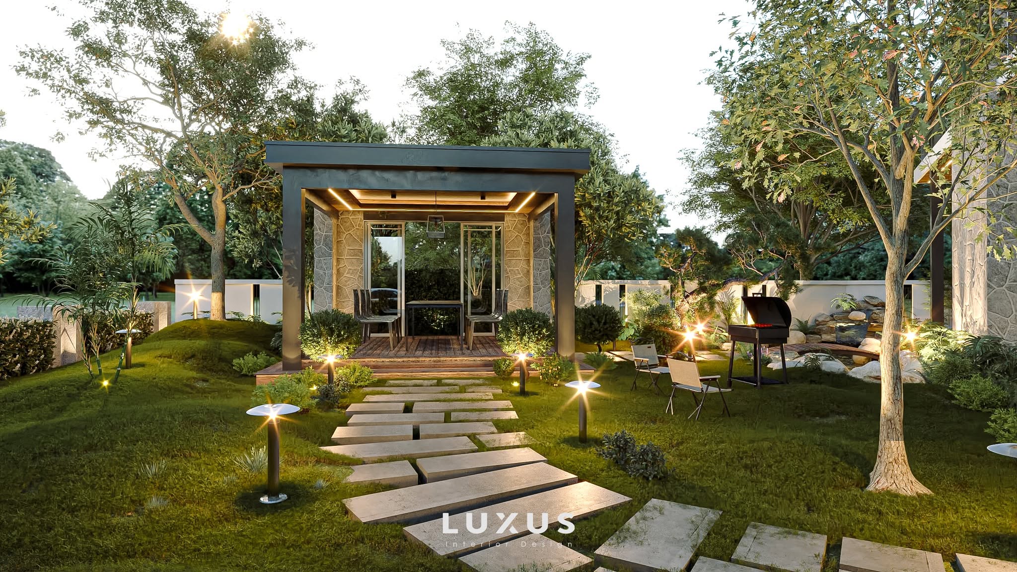 Thiết kế thi công trọn gói Villa Modern Tropical tại Swan Park Nhơn Trạch
