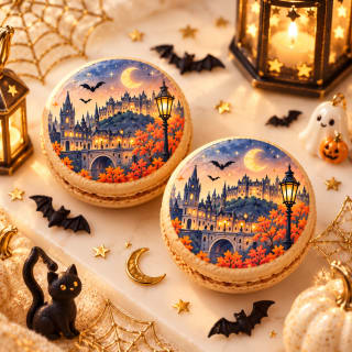 Halloween box 10 macarons preview 2