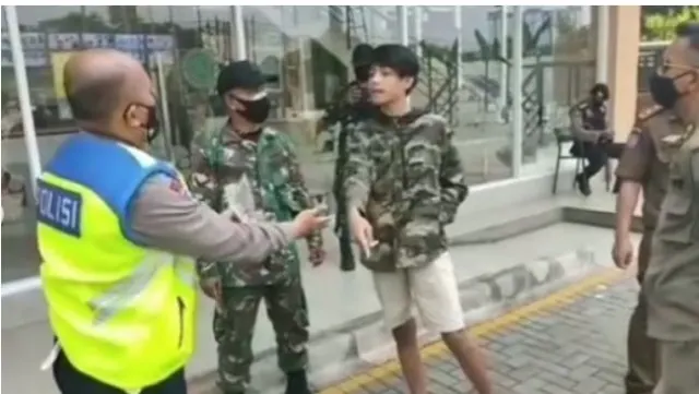 Remaja Mengaku Keponakan Jenderal Saat Kena Razia PPKM