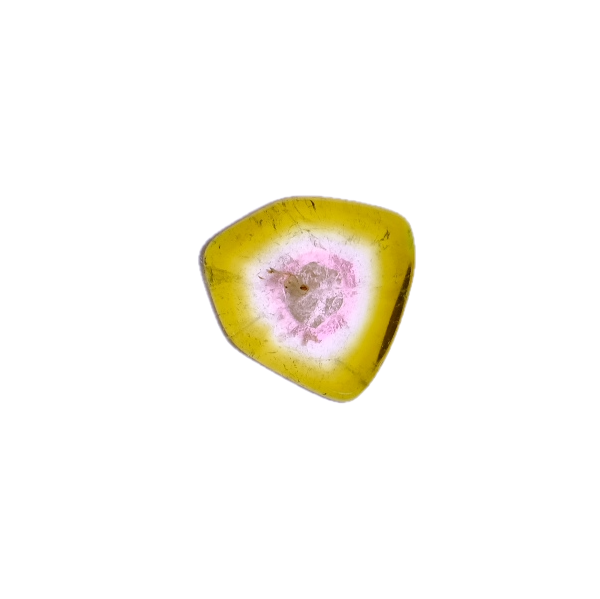 Watermelon Tourmaline Slice
