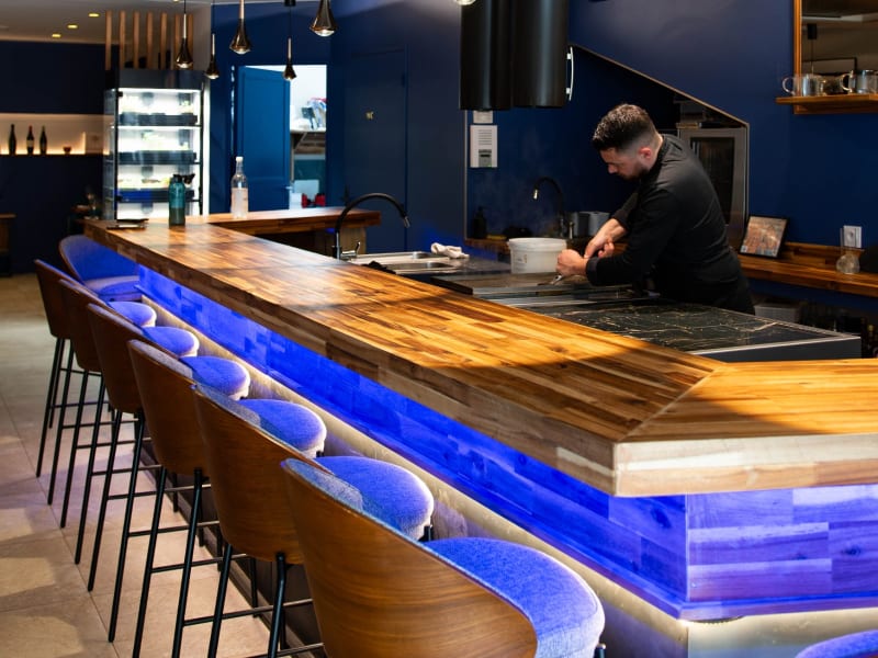 Agencement BRIS'ART CULINAIRE — Bar & Restaurant sur mesure — LA BAULE