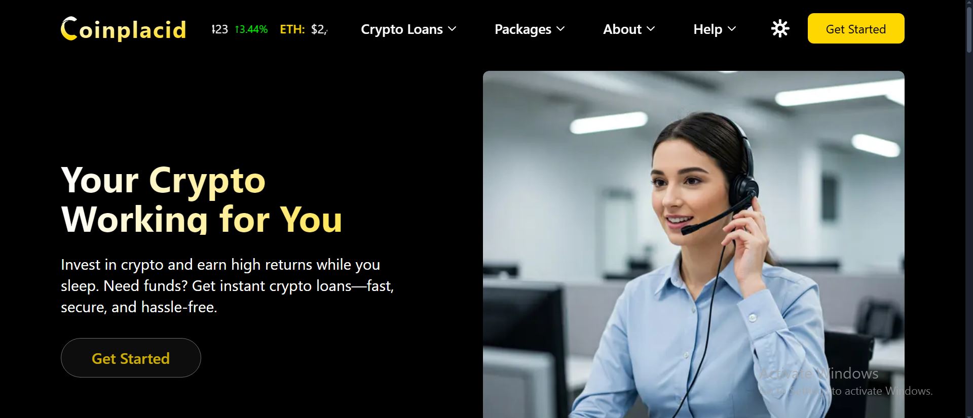 A Crypto Investment and Lending Platform