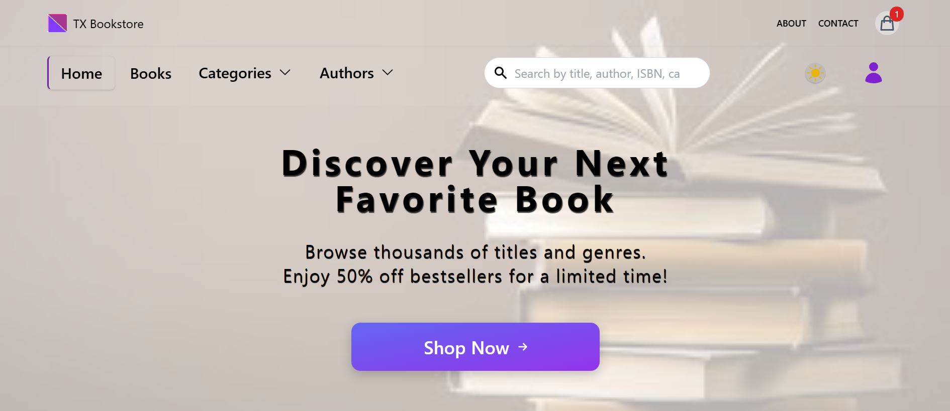 Tx Bookstore