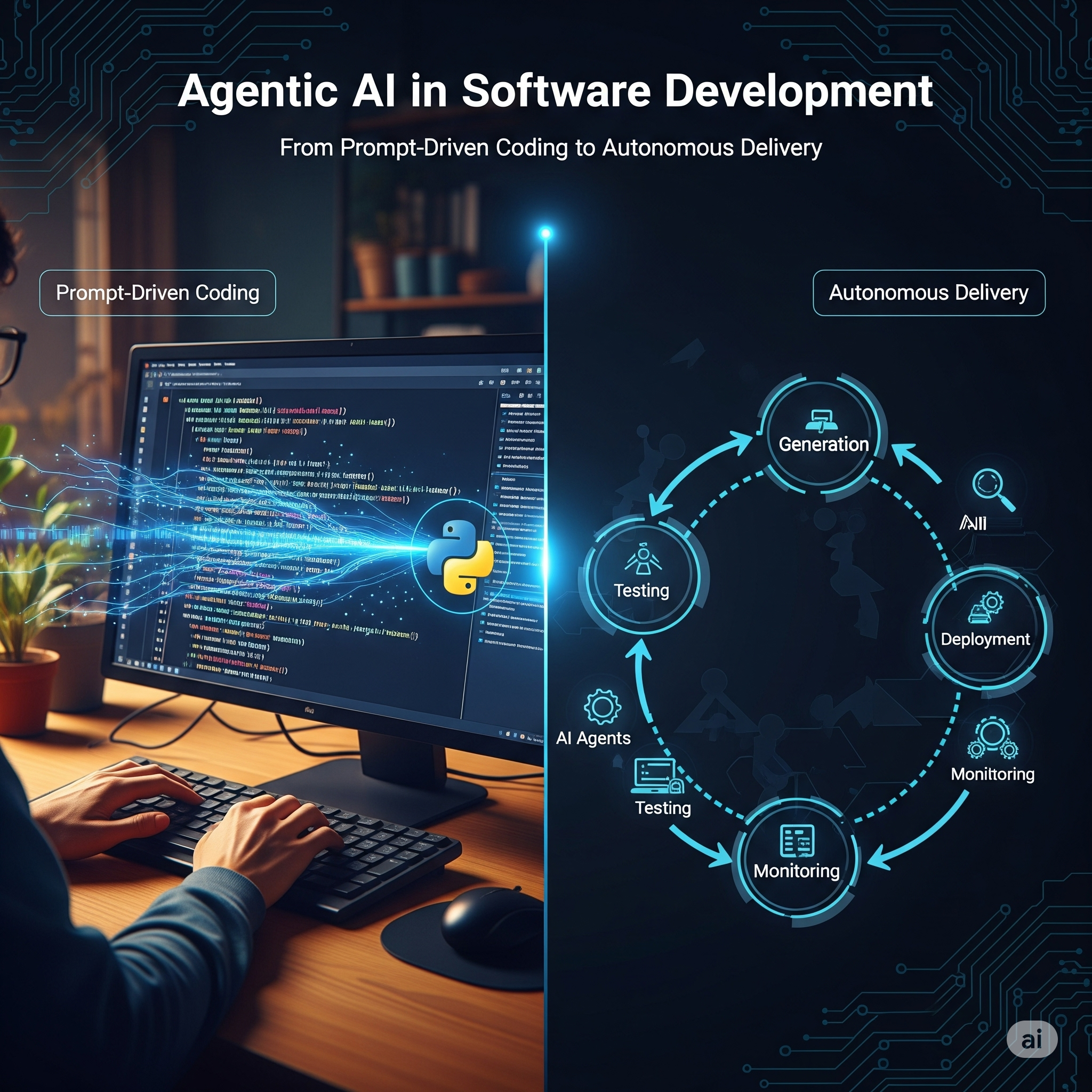 Agentic AI in Software Development: From Prompt-Driven Coding to Autonomous Delivery