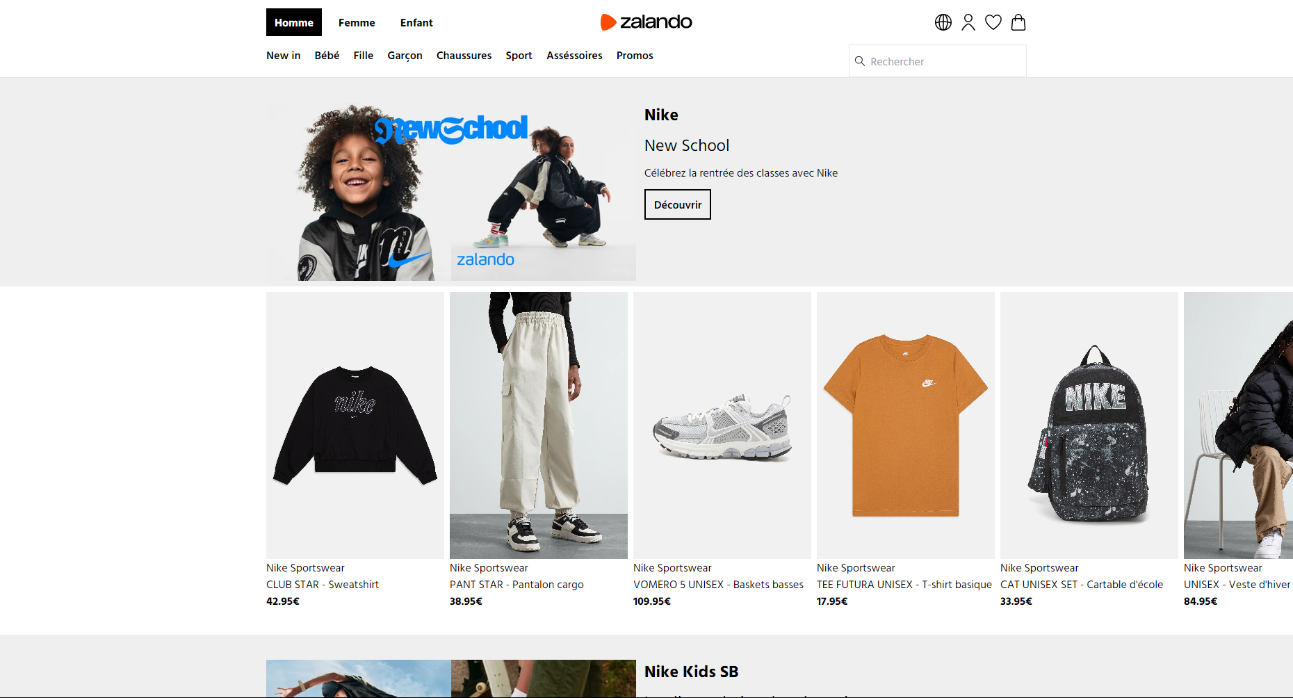 Zalando clone