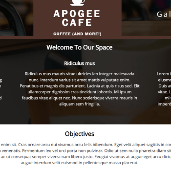 apogee cafe portfolio item