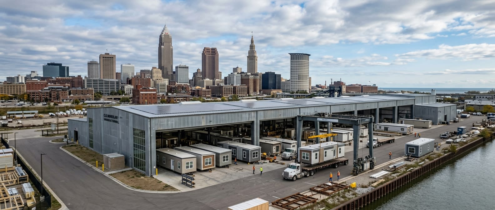 Cleveland Turns to Modular Manufacturing to Address Urban Housing Shortfalls