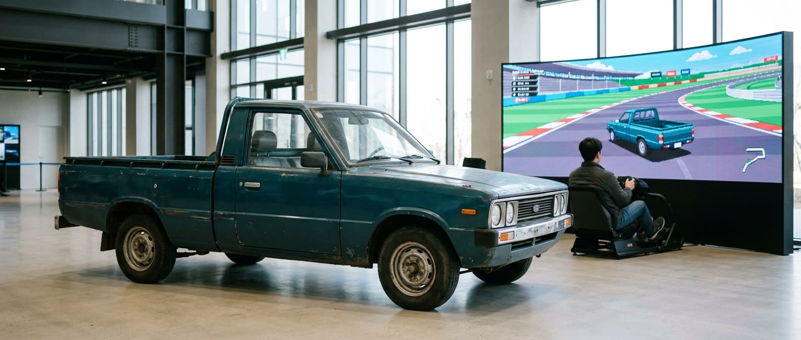 Hyundai Retro Pickup Finds New Life in Digital Gaming Sphere