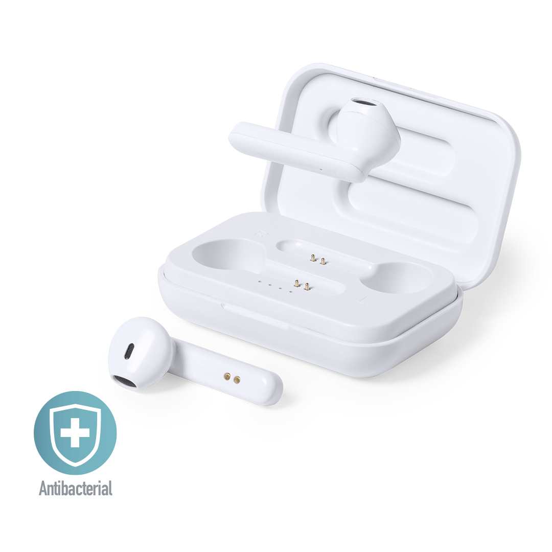 Imagen de Auriculares Antibacterianos Kikey listo para personalizar con logo de empresa