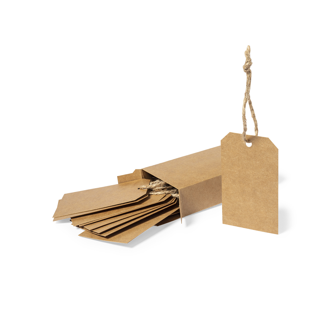 Imagen de Set Hangtags Presentación Qualix listo para personalizar con logo de empresa