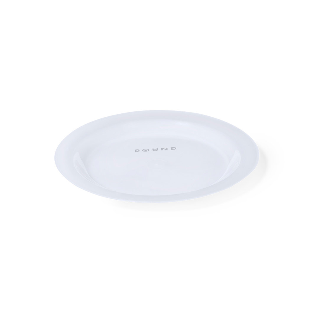 Imagen de Plato Grisen listo para personalizar con logo de empresa