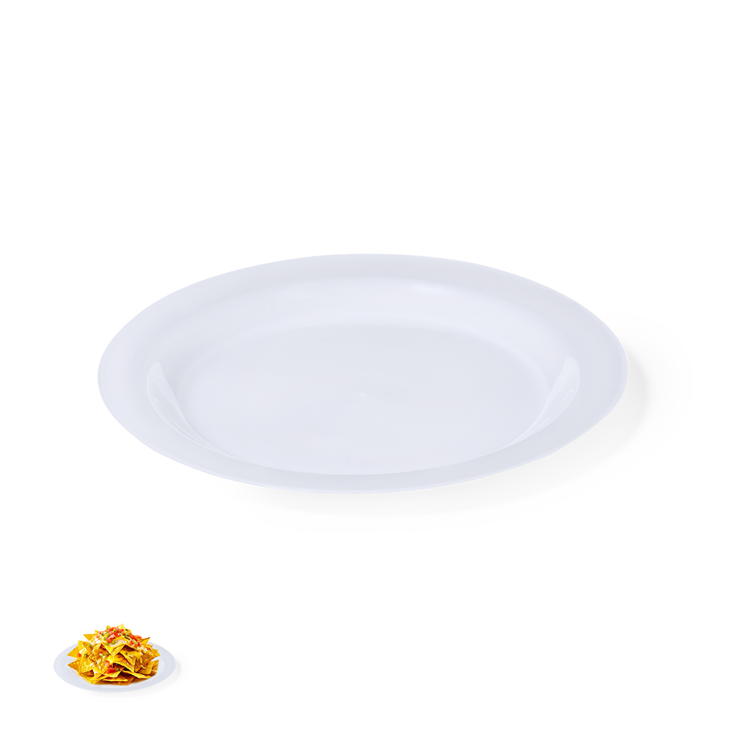 Imagen de Plato Grisen listo para personalizar con logo de empresa