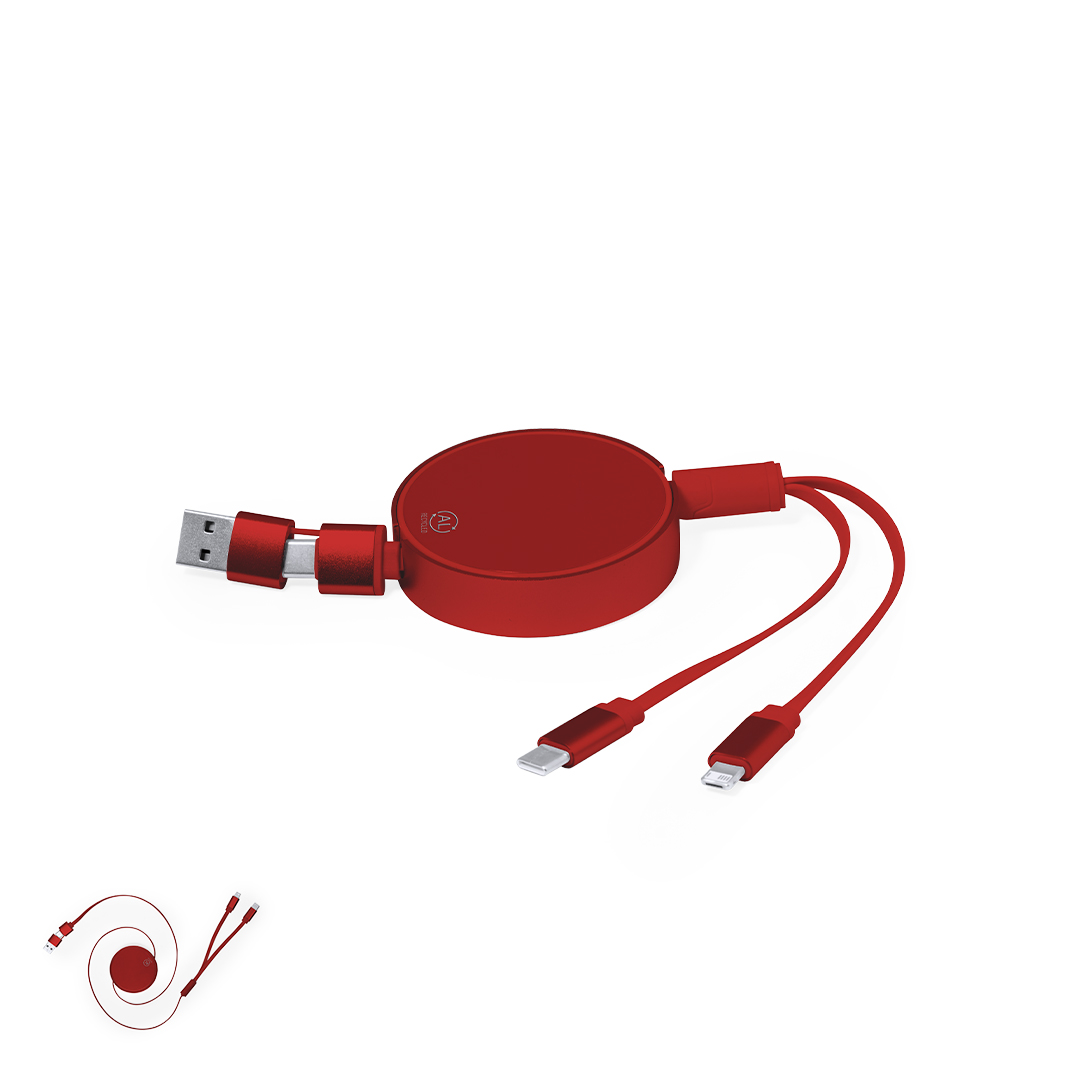 Imagen de Cable Cargador Freud listo para personalizar con logo de empresa