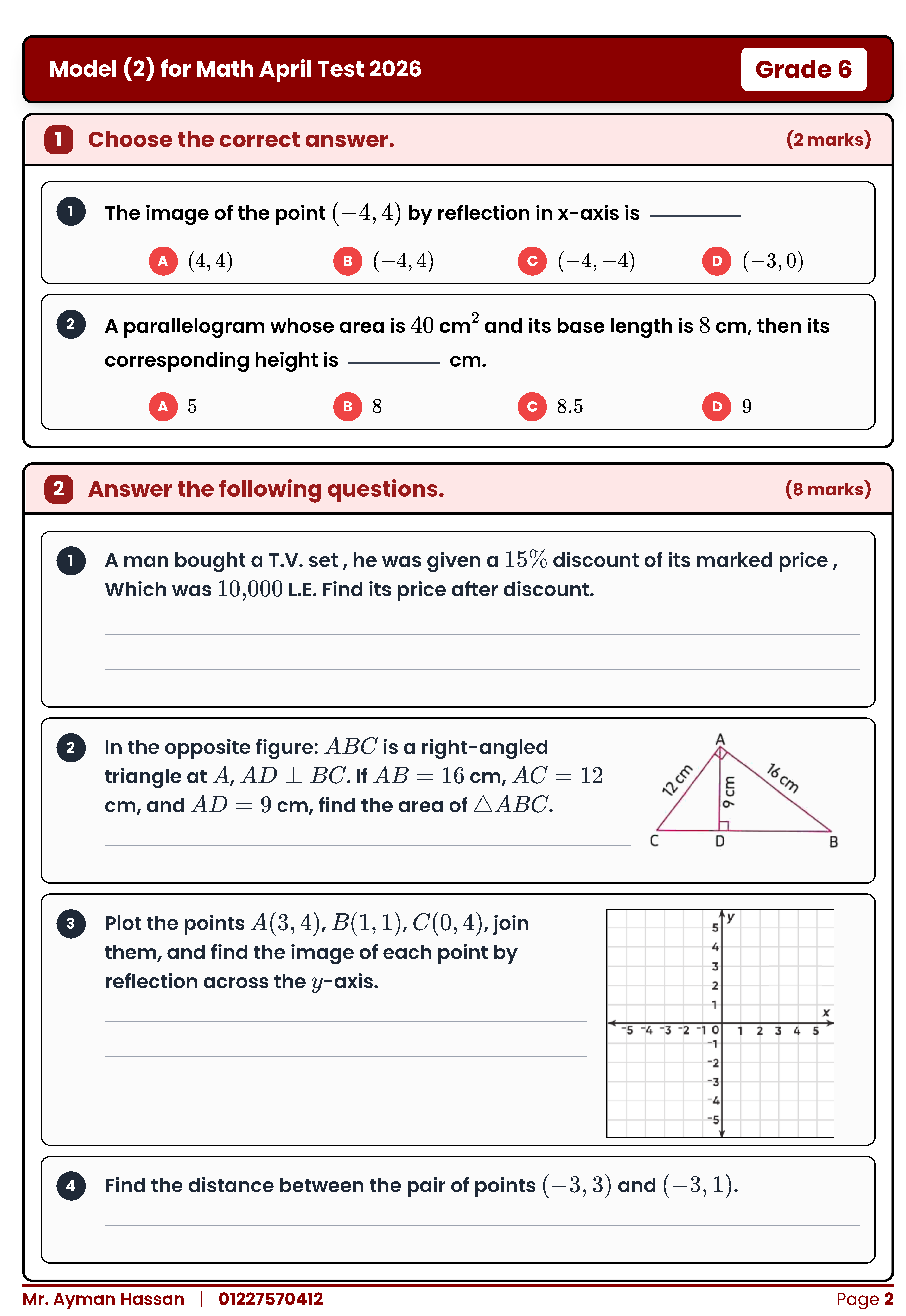 Grade 4 Final Preview