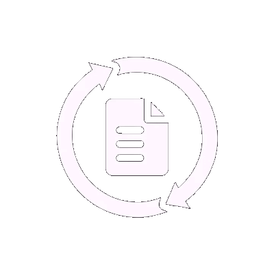 Animation de conversion de fichiers