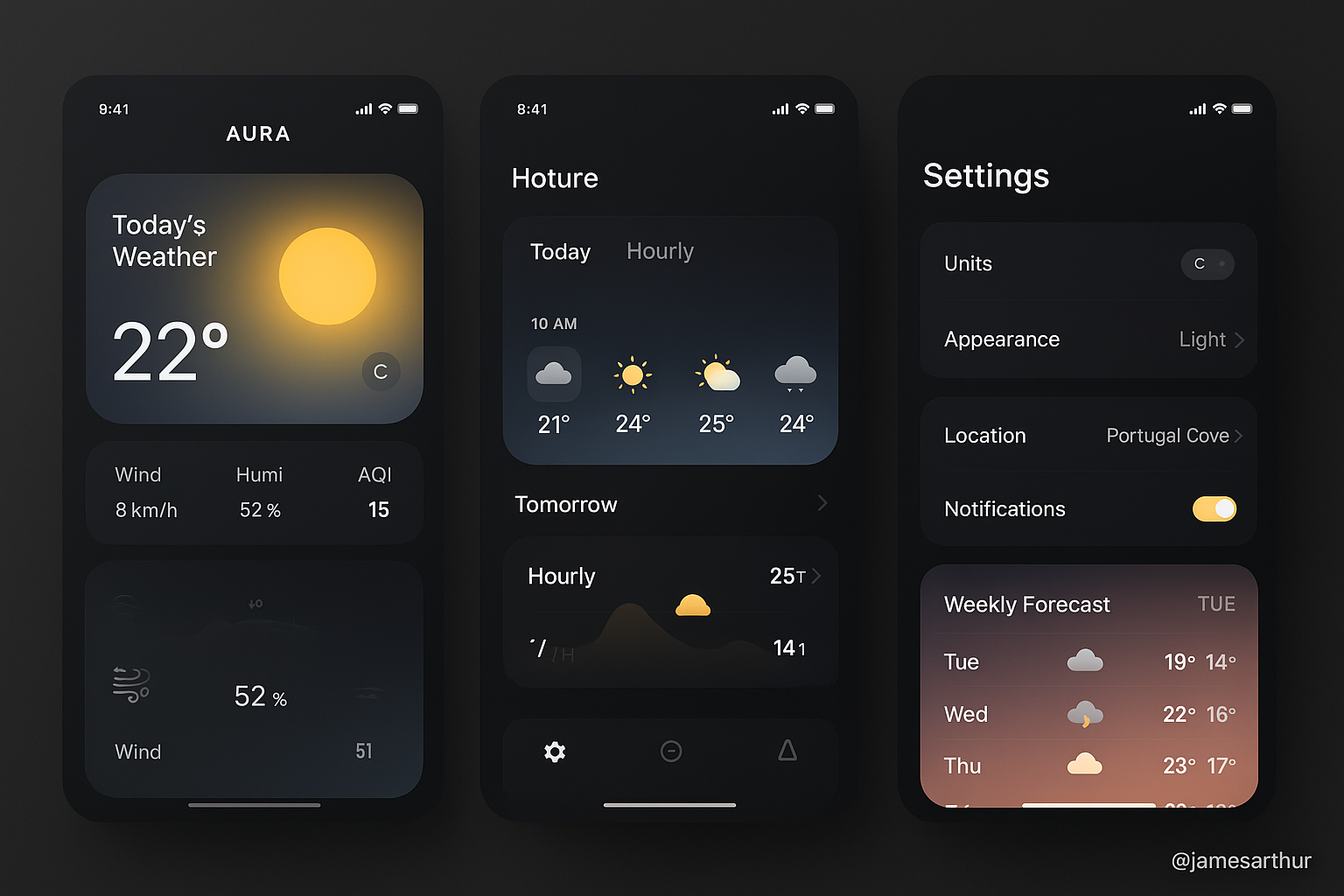 Aura UI Design